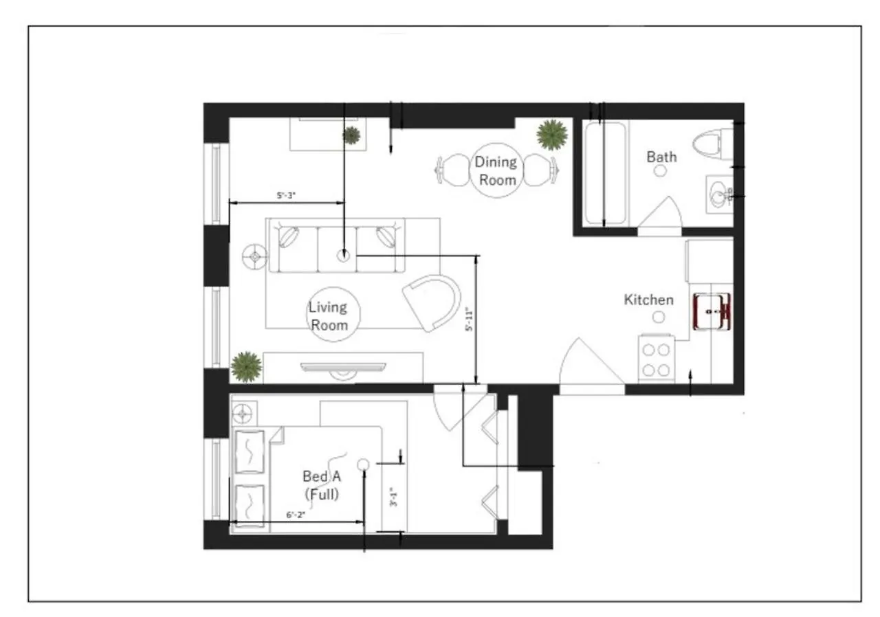 Apartment 332: Hells Kitchen New York